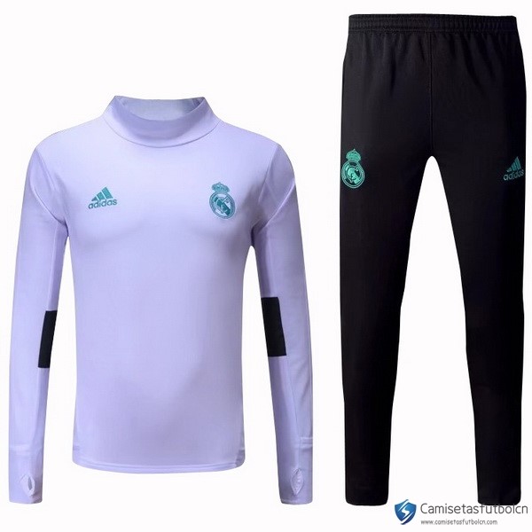 Chandal Real Madrid 2017-18 Blanco Negro Verde